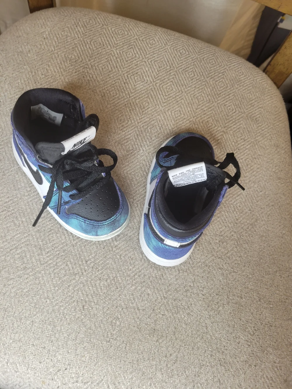 Nike Air Jordan 1 Retro High OG TD Tie Dye Size 6c